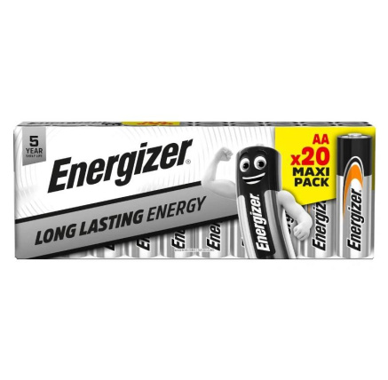 Energizer LR6/20 Everyday AA family 20pack Alkalické Energizer LR6/20 Everyday AA family 20pack Alkalické