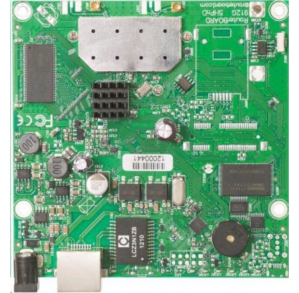 MikroTik RouterBOARD RB911G-5HPnD, 600MHz CPU, 32MB RAM, 1x LAN, integr. 5GHz Wi-Fi, vč. L3 licence