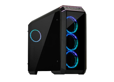 CHIEFTEC skříň Miditower STALLION II, GP-02-OP Black, 4x RGB Rainbow Fan, 2 x USB 3.0/1x USB 2.0, side glass