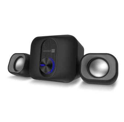 CONNECT IT Reproduktory Rumble PRO PC, 2.1, USB, 3,5mm, černá CONNECT IT Reproduktory Rumble PRO PC, 2.1, USB, 3,5mm, černá