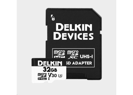 Delkin microSDHC Trail Cam Hyperspeed R100/W75 (V30) 32GB