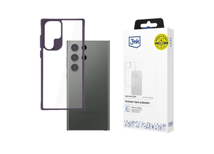 3mk ochranný kryt Satin Armor Case+ Purple pro Samsung Galaxy S24 Ultra