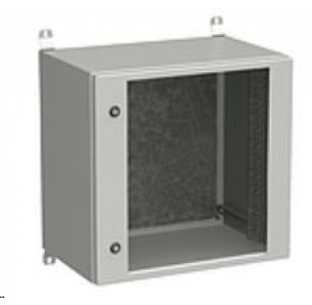 Solarix rozvaděč nástěnný venkovní LC-20 12U 600x600mm, dveře sklo, LC-20-12U-66-11-G