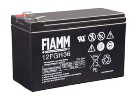 Baterie - Fiamm 12 FGH 36 (12V/9,0Ah - Faston 250), životnost 5let
