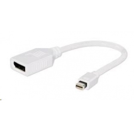 GEMBIRD Redukce miniDisplayport - Displayport 10cm (M/F) bílá GEMBIRD Redukce miniDisplayport - Displayport 10cm (M/F) bílá