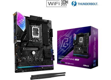 ASRock MB Sc LGA1851 B860 Lightning WiFi, Intel B860, 4xDDR5, 1xThunderbolt, 1xDP, 1xHDMI, WiFi, ATX