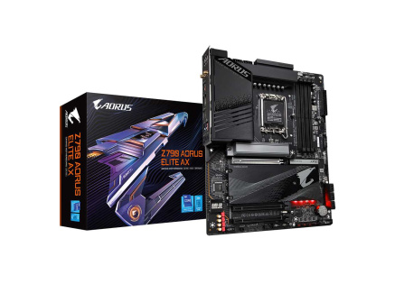 GIGABYTE MB Sc LGA1700 Z790 AORUS ELITE AX, Intel Z790, 4xDDR5, 1xDP, 1xHDMI, WI-FI