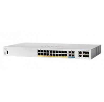 Cisco switch CBS350-24MGP-4X-EU (20xGbE,4x2,5GbE,2x10GbE/SFP+ combo,2xSFP+,24xPoE+,4xPoE++,375W)