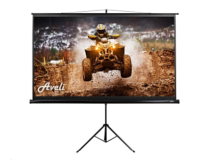 Projekční plátno AVELI stativ, 204x115cm (16:9) 92", černý tubus Projekční plátno AVELI stativ, 204x115cm (16:9) 92", černý tubus