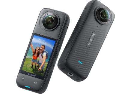 Insta360 X4 akční kamera, 8K / 30 fps, 4K/ až 100 fps, 6osý gyroskop, 360° záběr, Active HDR, vodotěsná Insta360 X4 akční kamera, 8K / 30 fps, 4K/ až 100 fps, 6osý gyroskop, 360° záběr, Active HDR, vodotěsná