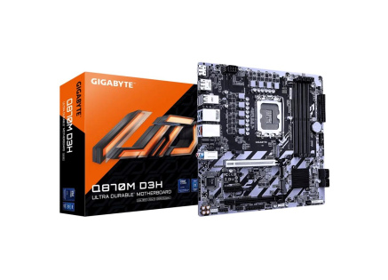 GIGABYTE MB Q870M D3H, Intel Q870, 4xDDR5, DP, HDMI, mATX