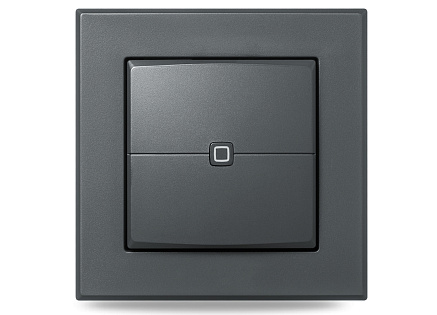 Homematic IP Nástěnný dálkový ovladač - 2 tlačítka, antracit - HmIP-WRC2-A Homematic IP Nástěnný dálkový ovladač - 2 tlačítka, antracit - HmIP-WRC2-A