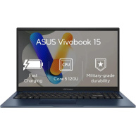 ASUS NTB Vivobook 15 (X1504VA-BQ4147W), Core 5 120U, 15.6" 1920 x 1080, 16GB, 512GB SSD, Intel, W11 Home, Blue
