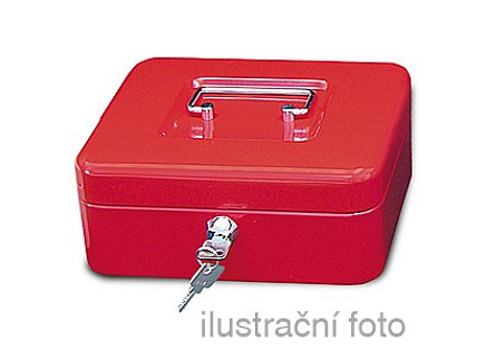 Přenosná pokladna WEDO 200, červená