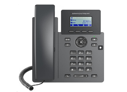 Grandstream GRP2601P [VoIP telefon - 2.21" 132 x 48 grafický,  2x SIP účet, 2x RJ45 10/100 Mbps, PoE]