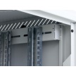TRITON 19" jednodílný rozvaděč 12U/600mm, odnímatelné boční kryty