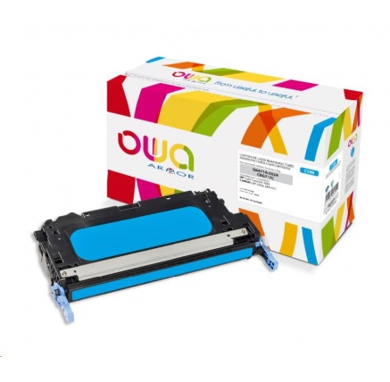 OWA Armor toner pro HP Color Laserjet 3600, 4000 Stran, Q6471A, modrá/cyan OWA Armor toner pro HP Color Laserjet 3600, 4000 Stran, Q6471A, modrá/cyan