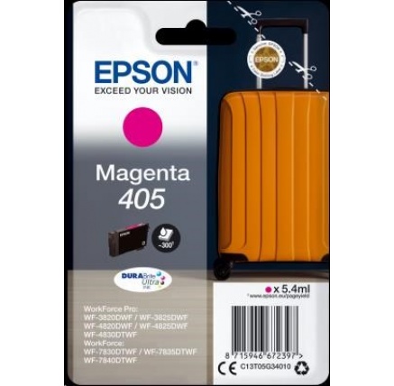 EPSON ink Singlepack Magenta 405 Durabrite Ultra EPSON ink Singlepack Magenta 405 Durabrite Ultra