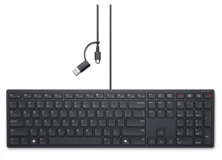 DELL Wired Collaboration Keyboard - KB525C - Czech/Slovak (QWERTZ) DELL Wired Collaboration Keyboard - KB525C - Czech/Slovak (QWERTZ)