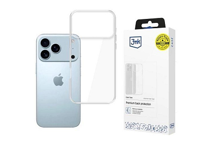 3mk ochranný kryt Clear Case pro Apple iPhone 17 Pro 3mk ochranný kryt Clear Case pro Apple iPhone 17 Pro