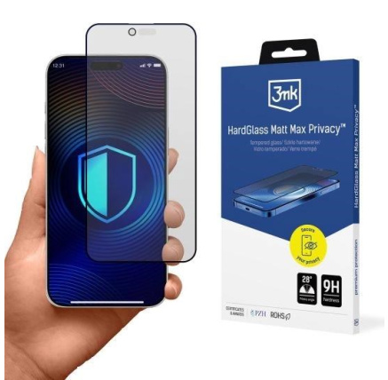 3mk tvrzené sklo HardGlass Matt Max Privacy pro Apple Iphone Air 3mk tvrzené sklo HardGlass Matt Max Privacy pro Apple Iphone Air