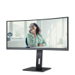 AOC MT VA LCD WLED 34" CU34P3CV - VA panel, 3440x1440, HDMI, DP, USB-C, 4xUSB 3.2, repro, vysk. stavitelny, zakriven