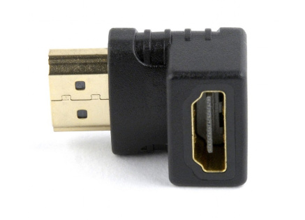 GEMBIRD Kabel CABLEXPERT red. HDMI 90°, M/F, černá