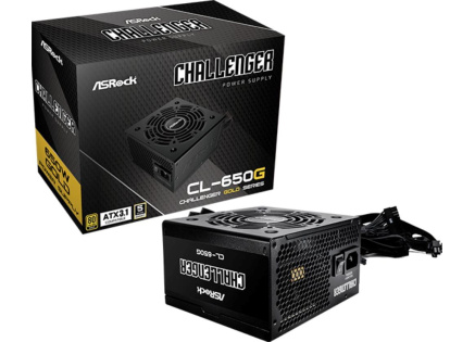ASROCK zdroj CL-650G,650W, 80Plus Gold, 120 mm, ATX 3.1 ASROCK zdroj CL-650G,650W, 80Plus Gold, 120 mm, ATX 3.1