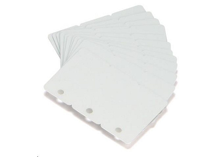 Zebra plasic cards, pacck of 500