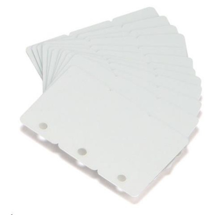 Zebra plasic cards, pacck of 500