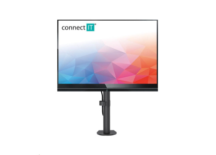 CONNECT IT SingleArm stolní držák na 1 monitor, ČERNÝ