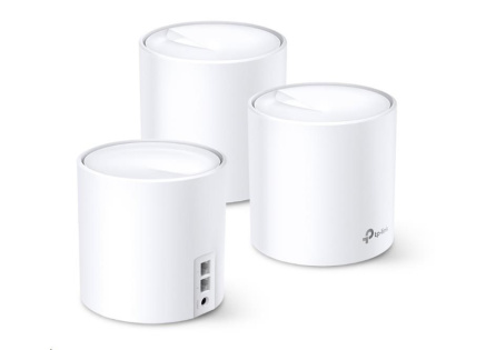TP-Link Deco X60(3-pack) WiFi6 Mesh (AX5400, 2,4GHz/5GHz, 2xGbELAN/WAN)