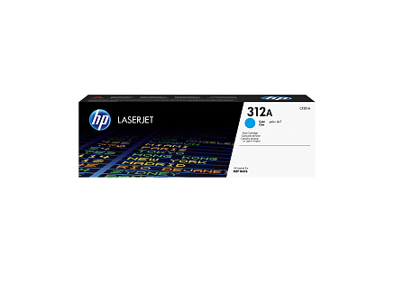 HP 312A Cyan LJ Toner Cart, CF381A (2,700 pages)