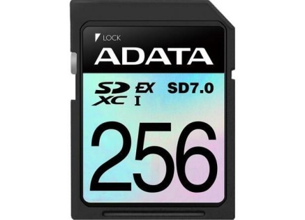 ADATA SDXC karta 256GB Extreme, PCIe Gen3, UHS-I, C10, V30, (R:800/W:700 MB/s)