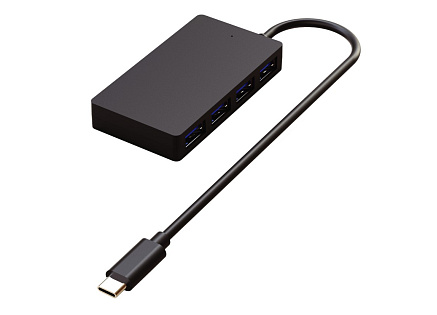 WG - HUB Type-C na 4x USB-A, USB 3.0, 5Gbps, černá WG - HUB Type-C na 4x USB-A, USB 3.0, 5Gbps, černá