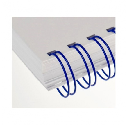 Kovové hřbety RENZ (2/1") 28,5 modré