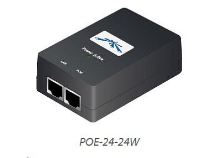 UBNT POE-24-24W [PoE adaptér 24V/1A (24W), vč. napájecího kabelu]