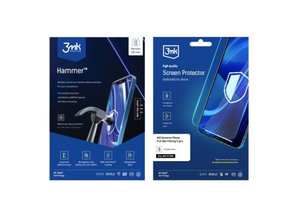 3mk All-Safe - AIO fólie Hammer Full Wet Fitting Phone, 5 ks