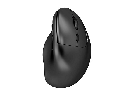 C-TECH Myš VEM-12, Vertikální, Bezdrátová, černá