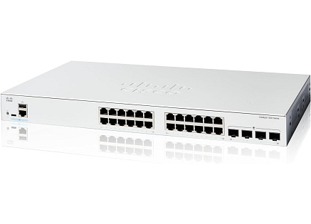 Cisco Catalyst switch C1200-24T-4X (24xGbE,4xSFP+,fanless)