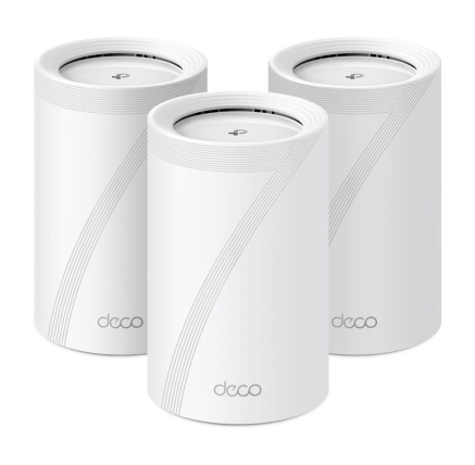 TP-Link Deco BE65(3-pack) WiFi7 Mesh(BE9300,2,4GHz/5GHz/6GHz,4x2,5GbELAN/WAN, 1xUSB3.0)