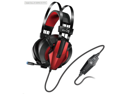 GENIUS sluchátka GX GAMING headset - HS-G710V/ 7.1/ vibrační/ USB/ ovládání hlasitosti GENIUS sluchátka GX GAMING headset - HS-G710V/ 7.1/ vibrační/ USB/ ovládání hlasitosti