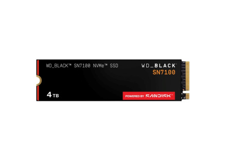 WD BLACK SSD NVMe 4TB PCIe SN7100 Powered by SanDisk, Gen4, (R:7250, W:6900MB/s)