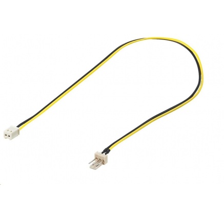 PREMIUMCORD Kabel napájecí pro ventilátor z 2 pinového FAN na 3 pinový FAN konektor pro zastrčení do ventilátoru PREMIUMCORD Kabel napájecí pro ventilátor z 2 pinového FAN na 3 pinový FAN konektor pro zastrčení do ventilátoru