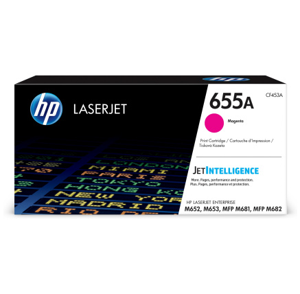 HP 655A Magenta Original LaserJet Toner Cartridge (CF453A) (10,500 pages) HP 655A Magenta Original LaserJet Toner Cartridge (CF453A) (10,500 pages)