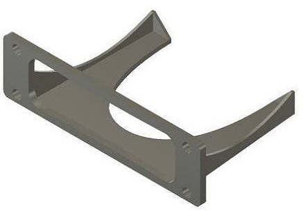 D-MTACX Držák do racku pro MikroTik zařízení hAP AC2/hAP, šedý