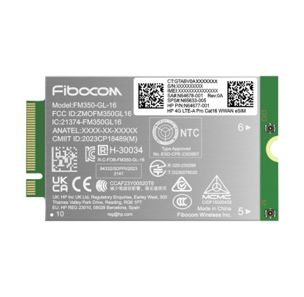 HP 4G LTE-Advanced Pro WWAN (EB G11/ZB G11) HP 4G LTE-Advanced Pro WWAN (EB G11/ZB G11)