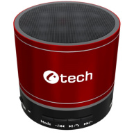 C-TECH repro SPK-08R, bluetooth, červená