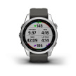 Garmin fenix 7s Glass, Silver/ Graphite Silicone Band, EU