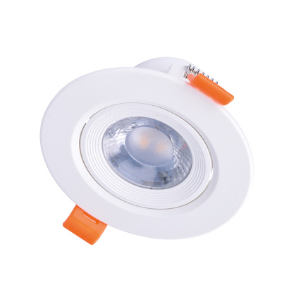 Solight LED podhledové světlo bodové, 5W, 400lm, 3000K, kulaté, bílé Solight LED podhledové světlo bodové, 5W, 400lm, 3000K, kulaté, bílé